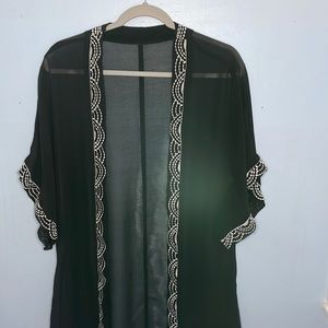 Sheer cardigan / Swim cover up